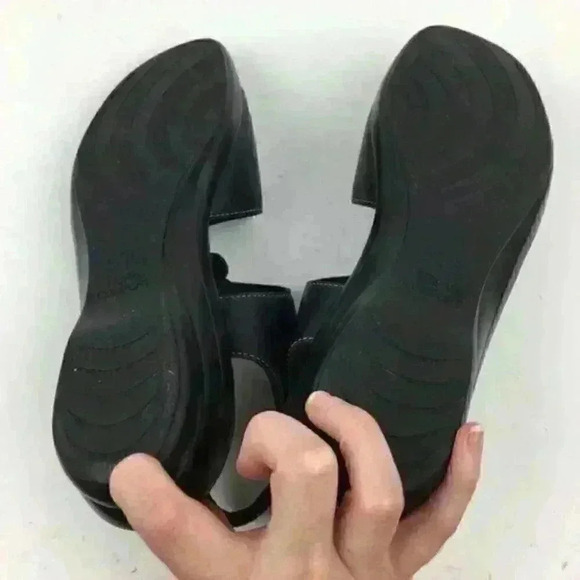 Sas womens Sandals 8.5 N Leather Snakeskin Print - Picture 7 of 9